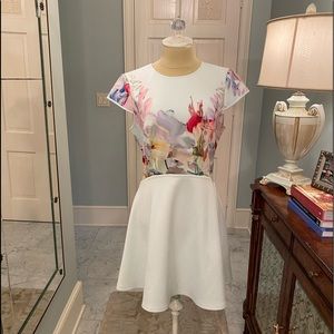 Floral A-line Ted Baker Dress